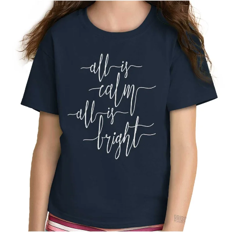 All Is Bright Youth T Shirt