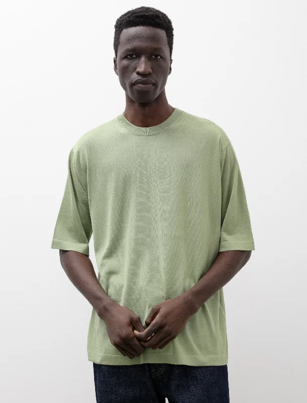 Daily Specials Super High Gauge Washable Silk Tee Light Green