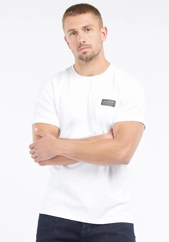 Great Deals Barbour International Break Round Neck T-Shirt, White