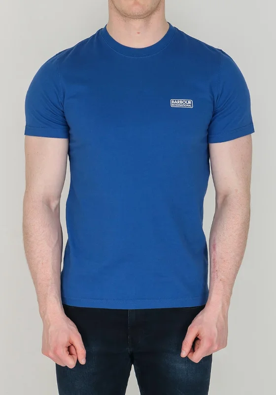 Year-End Sale Barbour International Men’s Logo T-Shirt, Blue