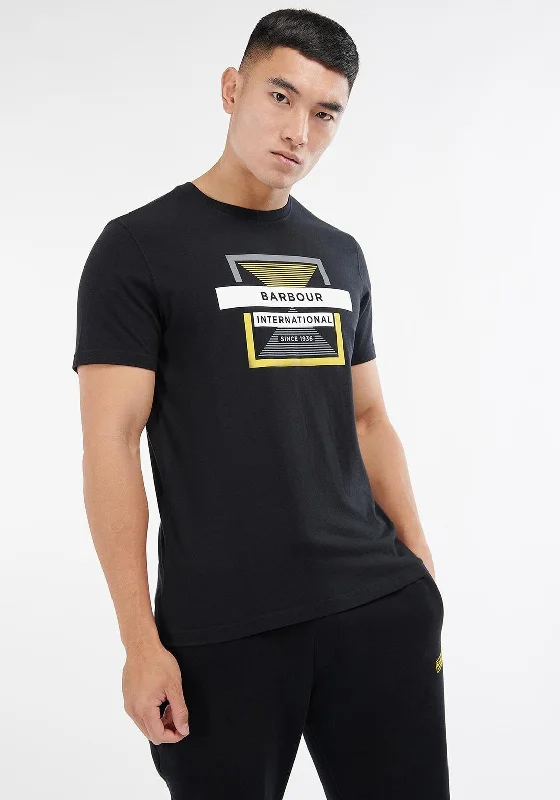 Hurry In Barbour International Outcome T-Shirt, Black