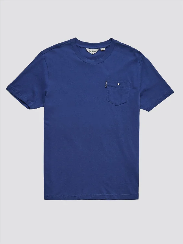 Sale Alert Ben Sherman Men's 0059326 SS Signature Pocket T-Shirt Royal Blue