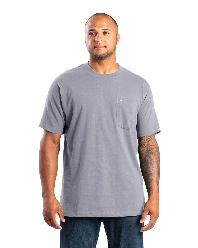 Weekend Deals That Thrill Berne Mens Highland Heavyweight Pocket Smoke 100% Cotton S/S T-Shirt Weekend Deals That Thrill Berne Mens Highland Heavyweight Pocket Smoke 100% Cotton S/S T-Shirt