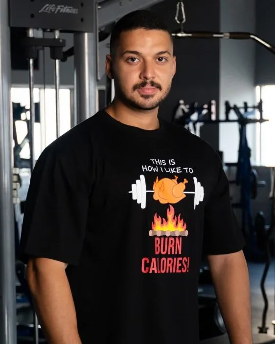 Limited Quantity Black Burn Calories T-Shirt