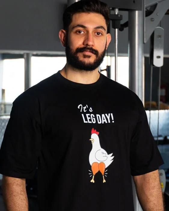 Weekend Flash Sale Black Leg Day T-Shirt
