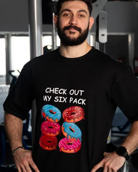 Exclusive Access Black Six Pack T-Shirt