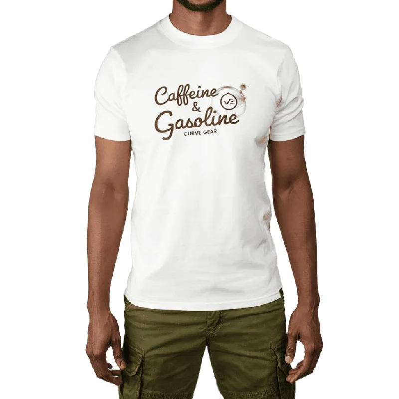 Café Racer Gasoline T-Shirt White