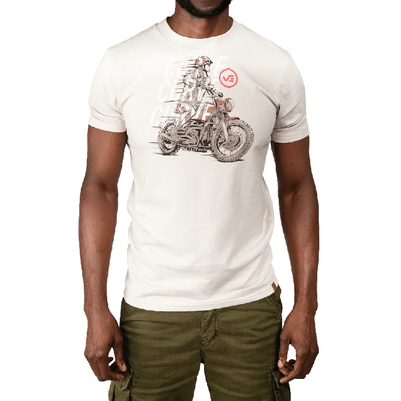 Café Racer Revs T-Shirt Sandstone