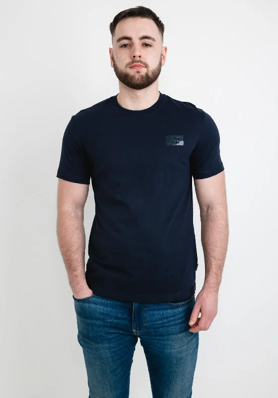 Must-Have Deals Calvin Klein Highshine Box Logo T-Shirt, Navy