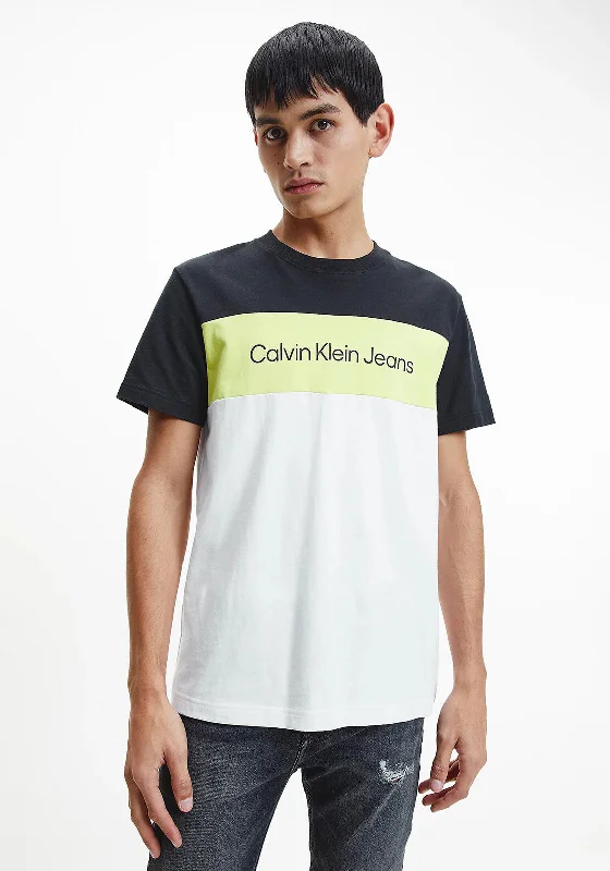 Today’s Deal Calvin Klein Jeans Block Colour T-Shirt, Bright White