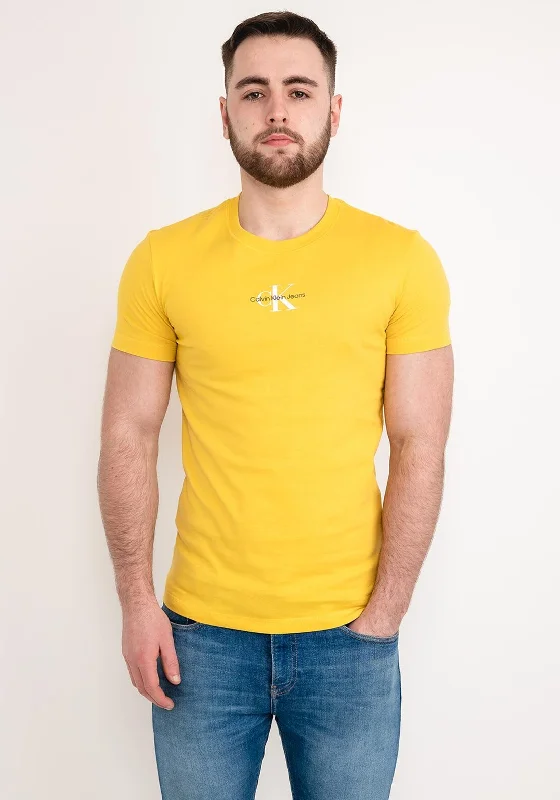 Value Deals Calvin Klein Jeans Monogram Logo T-Shirt, Super Lemon