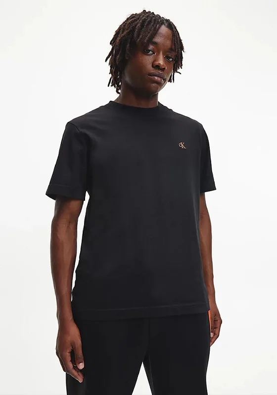 Price Rollback Calvin Klein Jeans Relaxed Logo Tape T-Shirt, CK Black