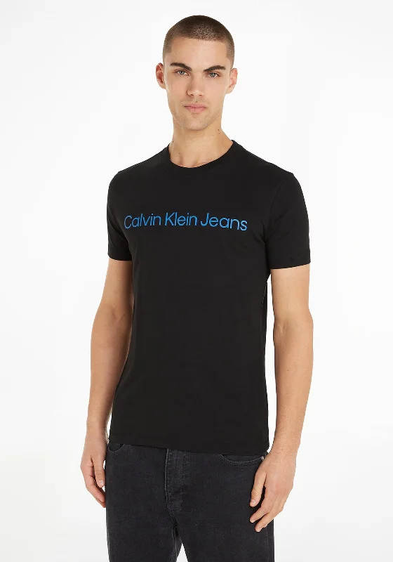 Super Sale Calvin Klein Jeans Institutional Logo T-Shirt, Black & Blue