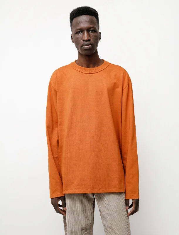 Cash Savings LS Big Tee Heavy Orange