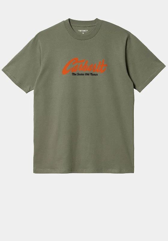 Weekend Savings Fiesta Carhartt Old Tunes Short Sleeve T-Shirt, Dollar Green