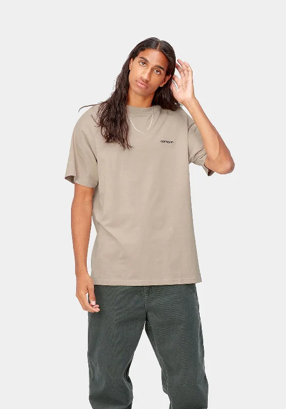 Super Sale Carhartt WIP Script Embroidery T-Shirt, Wall & Black