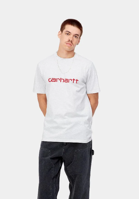 Today’s Deal Carhartt Script T-Shirt, Ash Heather & Rocket