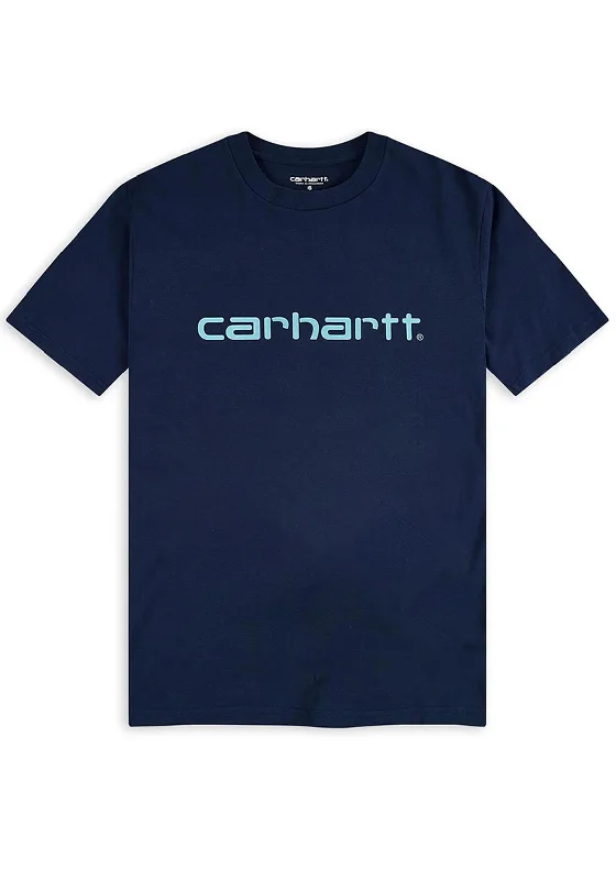 Savings Event Carhartt Script T-Shirt, Enzian & Misty Sky