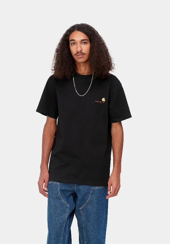 Weekend Offers That Shine Carhartt American Script T-Shirt, Black