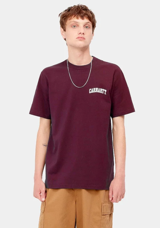 Price Fest Carhartt University Script T-Shirt, Corvina & White