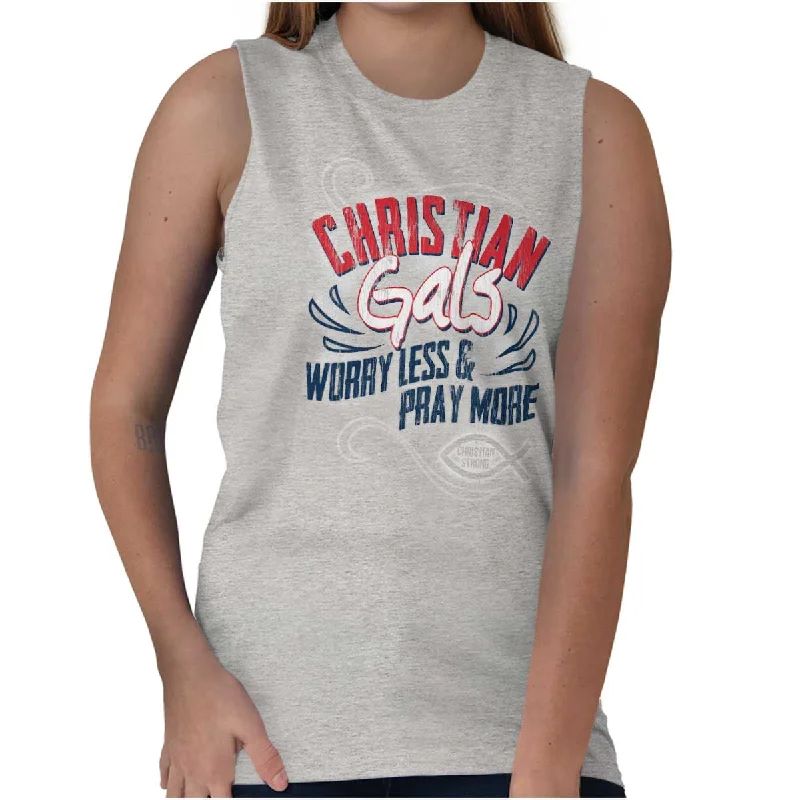 Year-End Sale Christian Gals Sleeveless T-Shirt