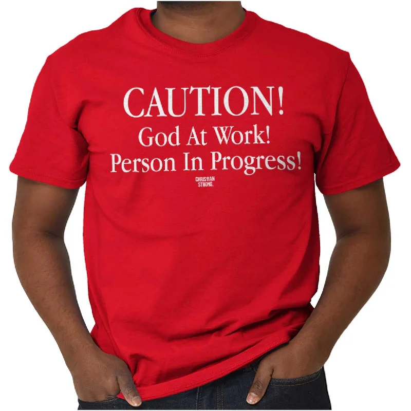 Christian Strong - God at ChristianStrong.com, your Christian apparel superstore. Plus, free shipping on orders $35 or more. Work Printed T-Shirt