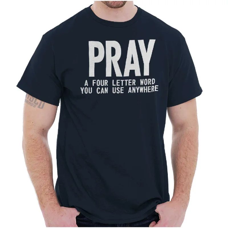 Christian Strong - Pray Anywhere Printed T-Shirt