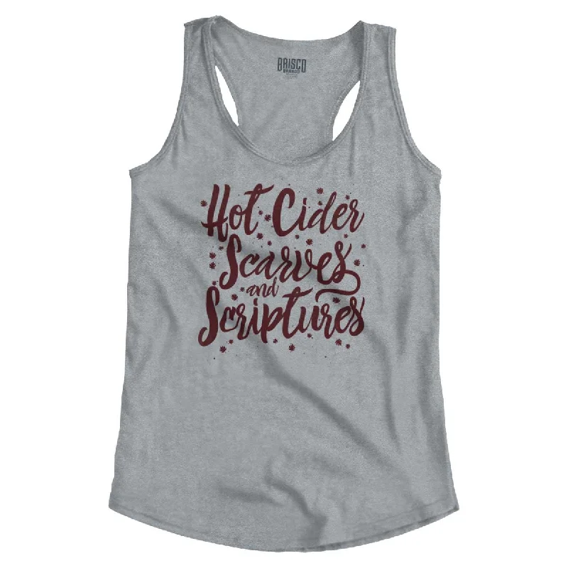 Price Drop Cider Scarves Scriptures Racerback