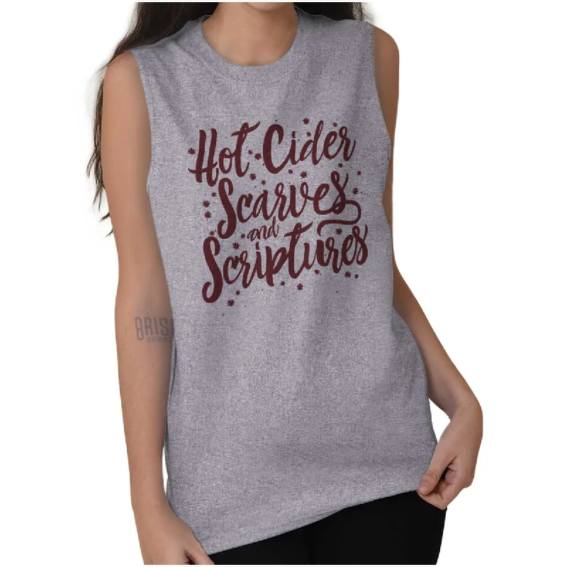 Sale Alert Cider Scarves Scriptures Sleeveless T Shirt