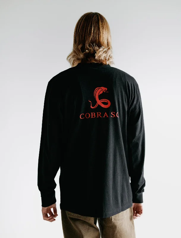 Huge Savings Long Sleeve T-Shirt Black Jersey