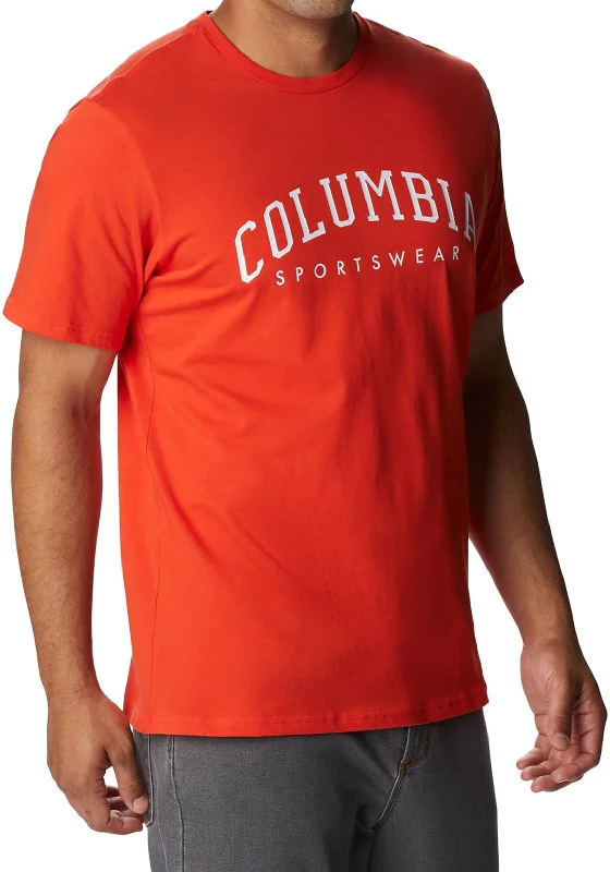 Clearance Sale Columbia Rockway River Graphic T-Shirt, Red