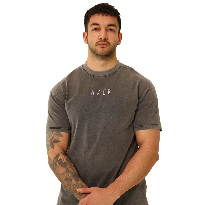 AKER simple tee - Stone