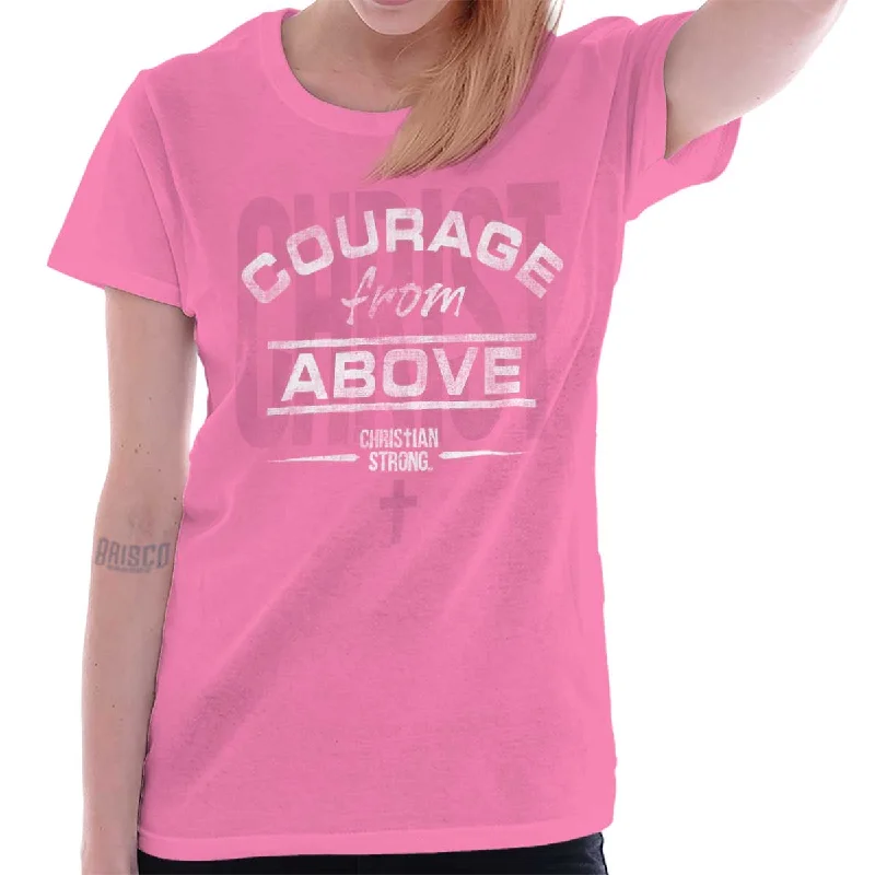 New Deals Courage From Above Ladies T-Shirt