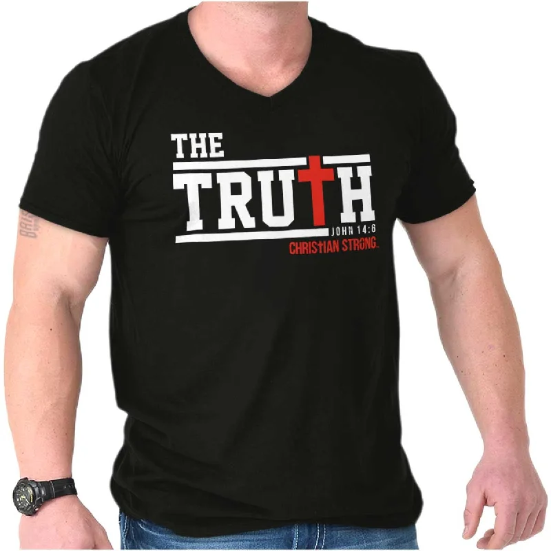 Season Finale Sale Cross Truth V-Neck T Shirt