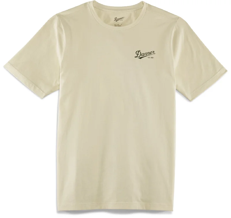 Value Deals Danner Mens Jack Tee Oatmeal 100% Cotton S/S T-Shirt