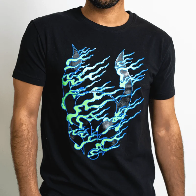 Online Only DRAGONITE T-SHIRT MENS BLACK