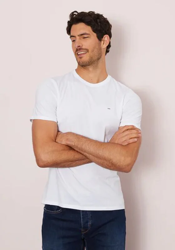 Amazing Value Eden Park Crew Neck T-Shirt, White