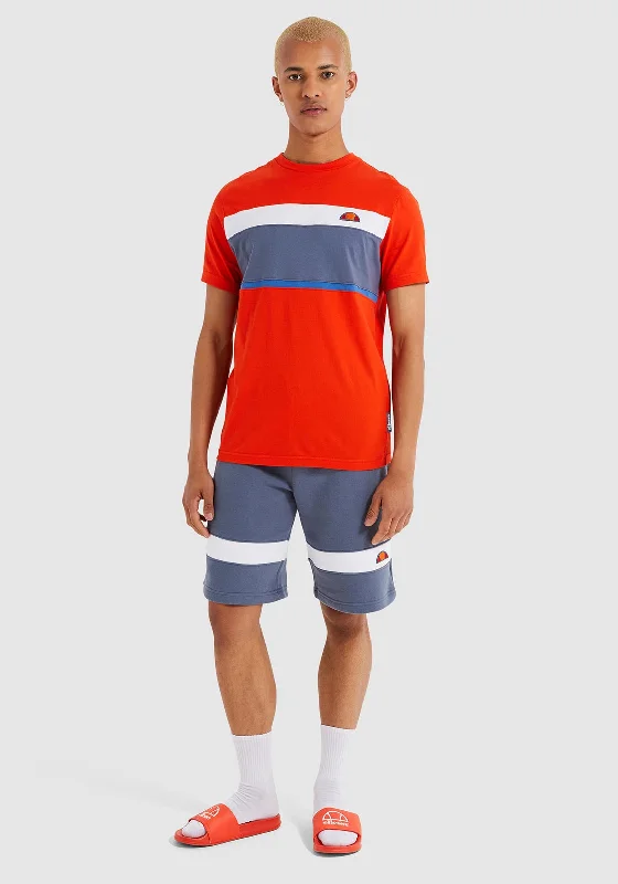 YEAR-End Sale Ellesse Ludacrini T-Shirt, Orange Multi