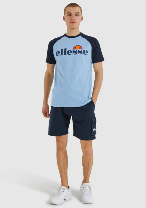 Final Clearance Ellesse Mens Corp T-Shirt, Light Blue