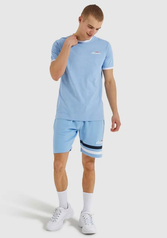 Online Only Ellesse Mens Meduno T-Shirt, Light Blue