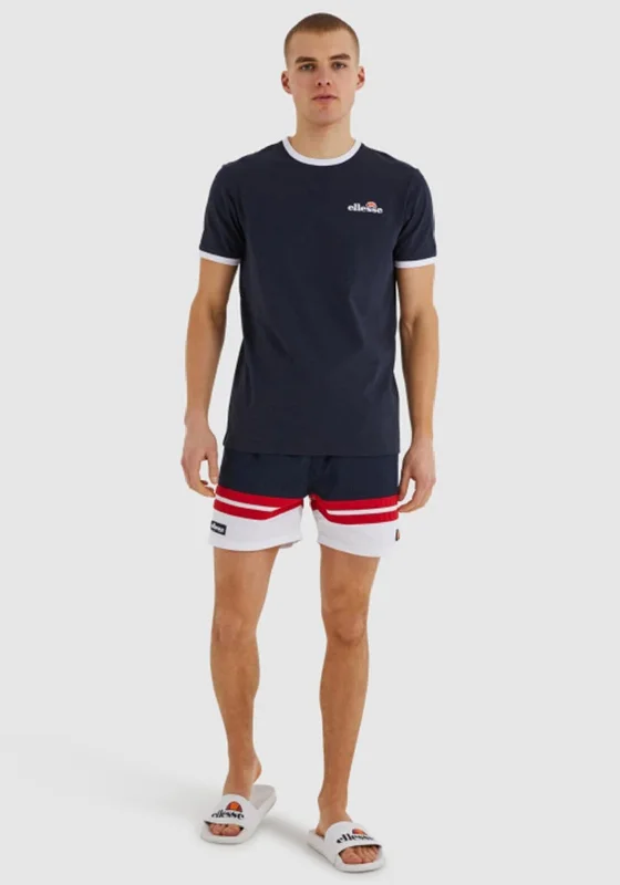 New Deals Ellesse Mens Meduno T-Shirt, Navy
