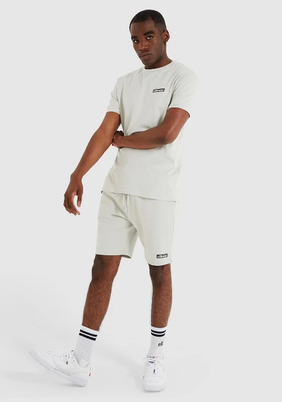 Incredible Offers Ellesse Oulan T-Shirt & Shorts Set, Light Grey
