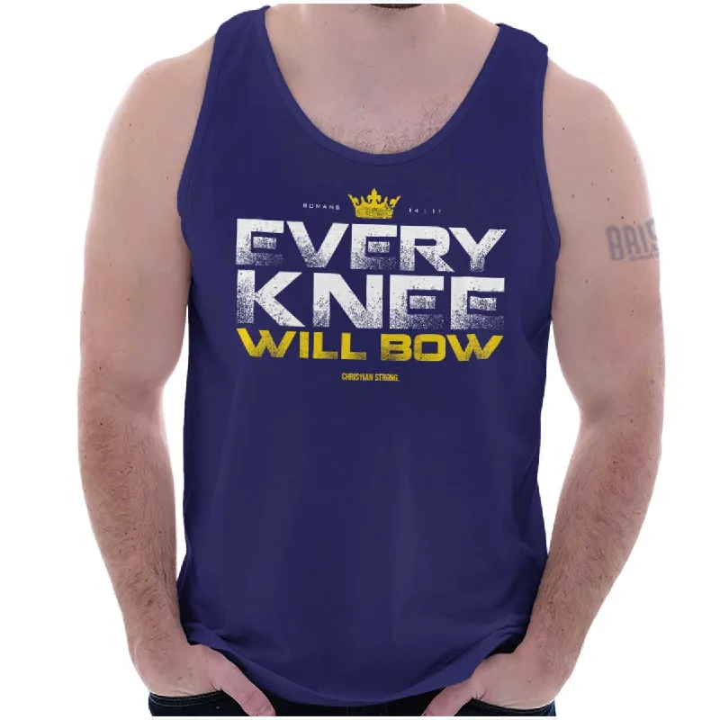 Today Only Every Knee Will Bow Crown Tank Top