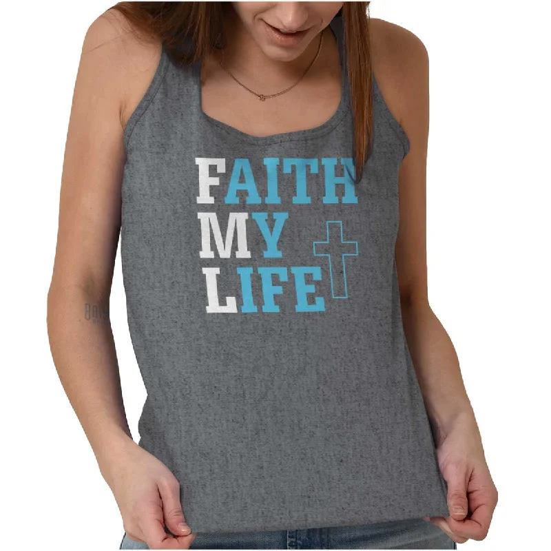 Referral Discount Faith My Life Racerback