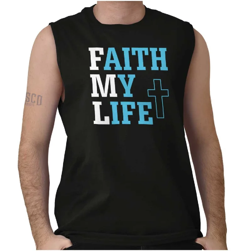 Bargain Prices Faith My Life Sleeveless T Shirt