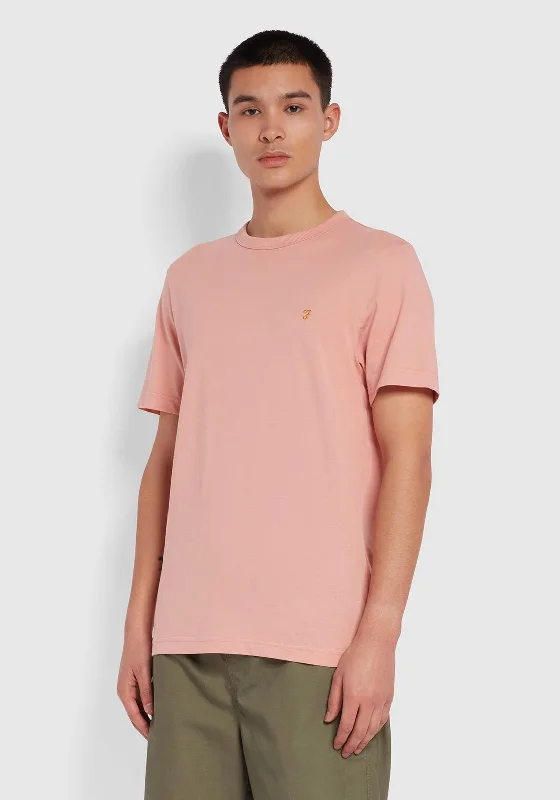 Weekend Discounts Worth Grabbing Farah Danny Organic T-Shirt, Pink Rose
