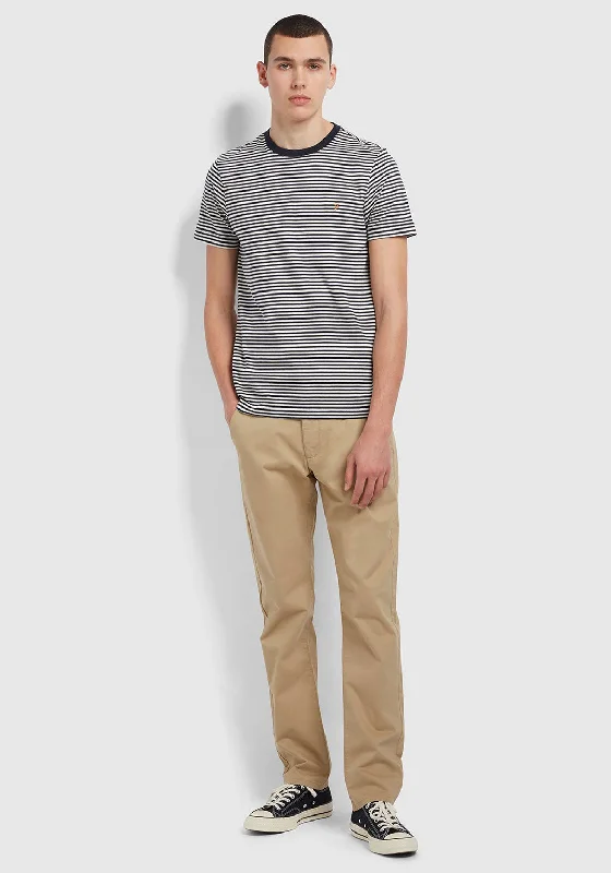 Can't Miss Farah Daytona Organic T-Shirt, True Navy