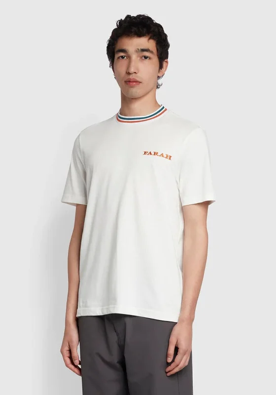 Mega Sale Farah Hanley Organic Cotton T-Shirt, Ecru