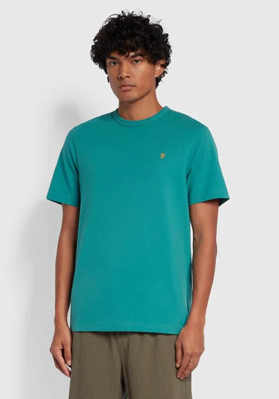Early Access Farah Danny T-Shirt, Mallard Green