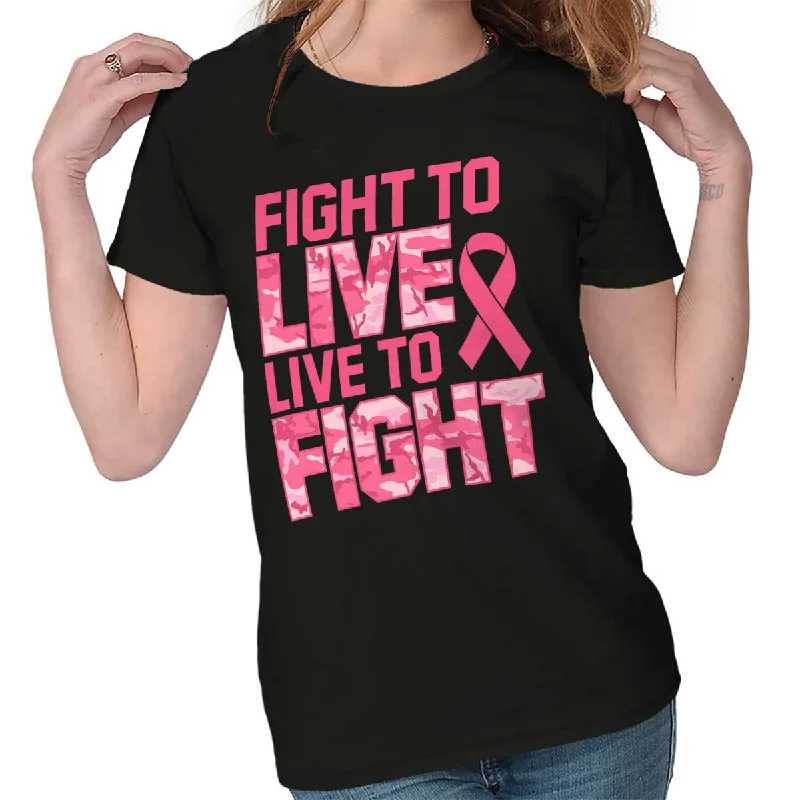 Breast Cancer Awareness Ladies T Shirt